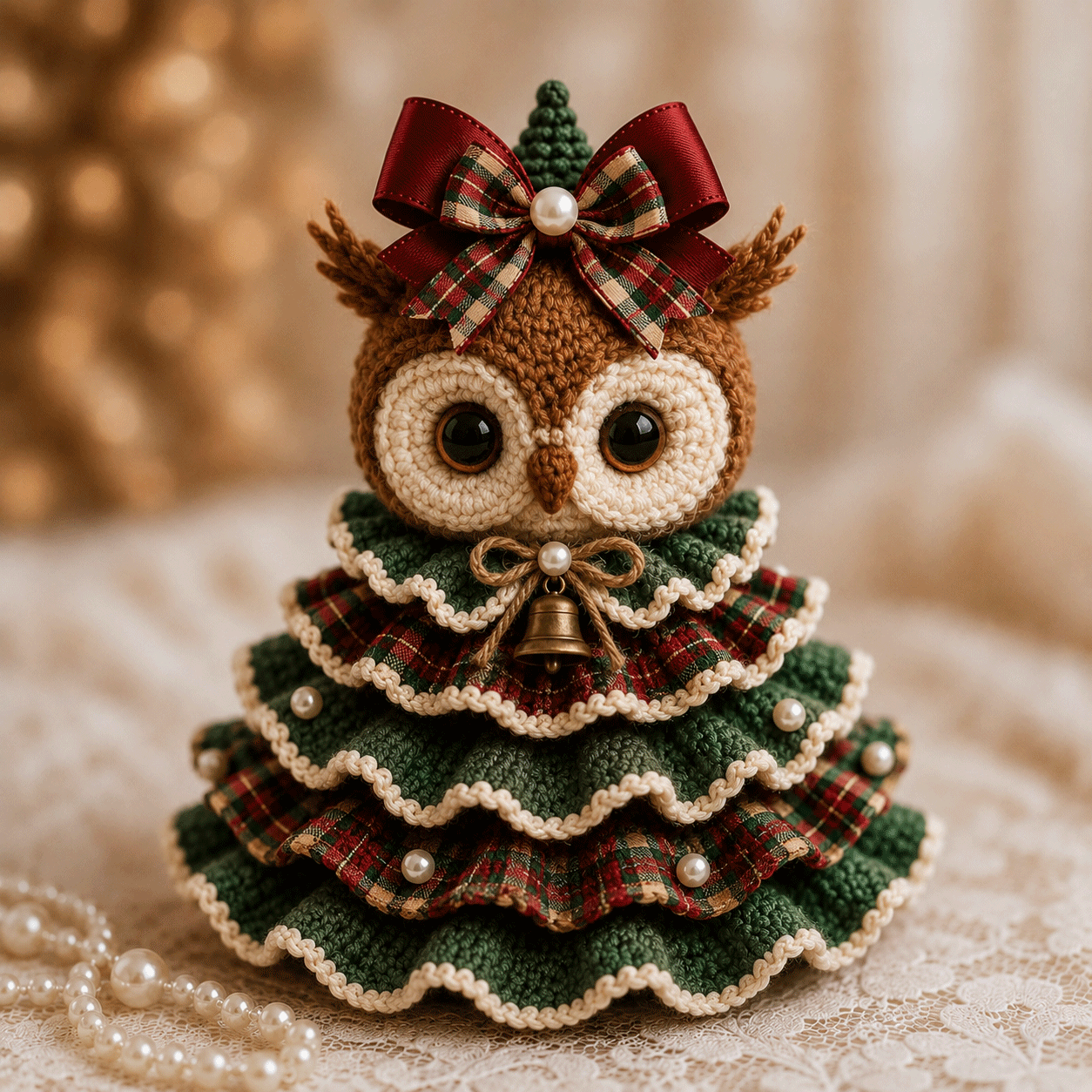 🎄Crochet Animal Christmas Tree DIY Kit