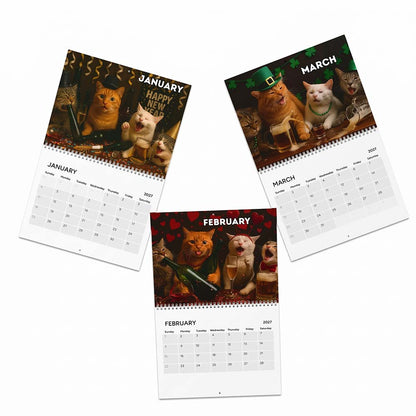 🍺🐱Drunk Cats 2027 Calendar