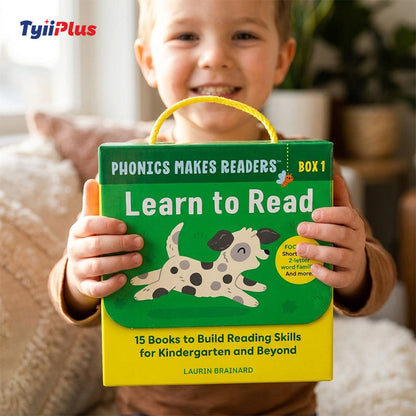 Phonics Makes Readers Box Set – 15 Decodable Learn-to-Read Books for Kids Ages 3–6