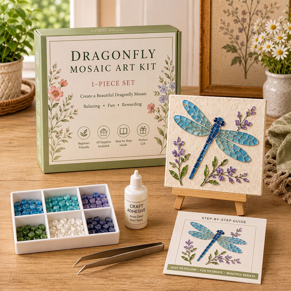 🐋🌊 DIY Sea Glass Mosaic Art Kit – Create Beautiful Ocean-Inspired Artwork with Colorful Glass Pieces