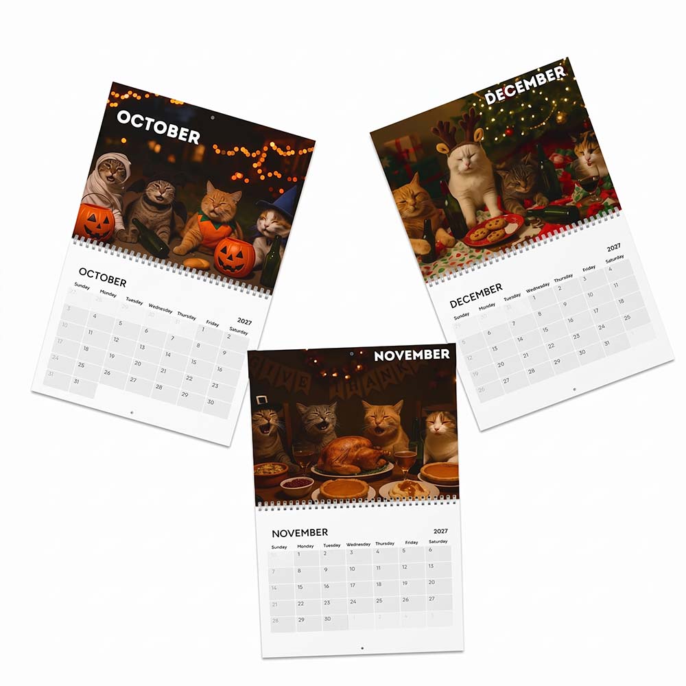 🍺🐱Drunk Cats 2027 Calendar