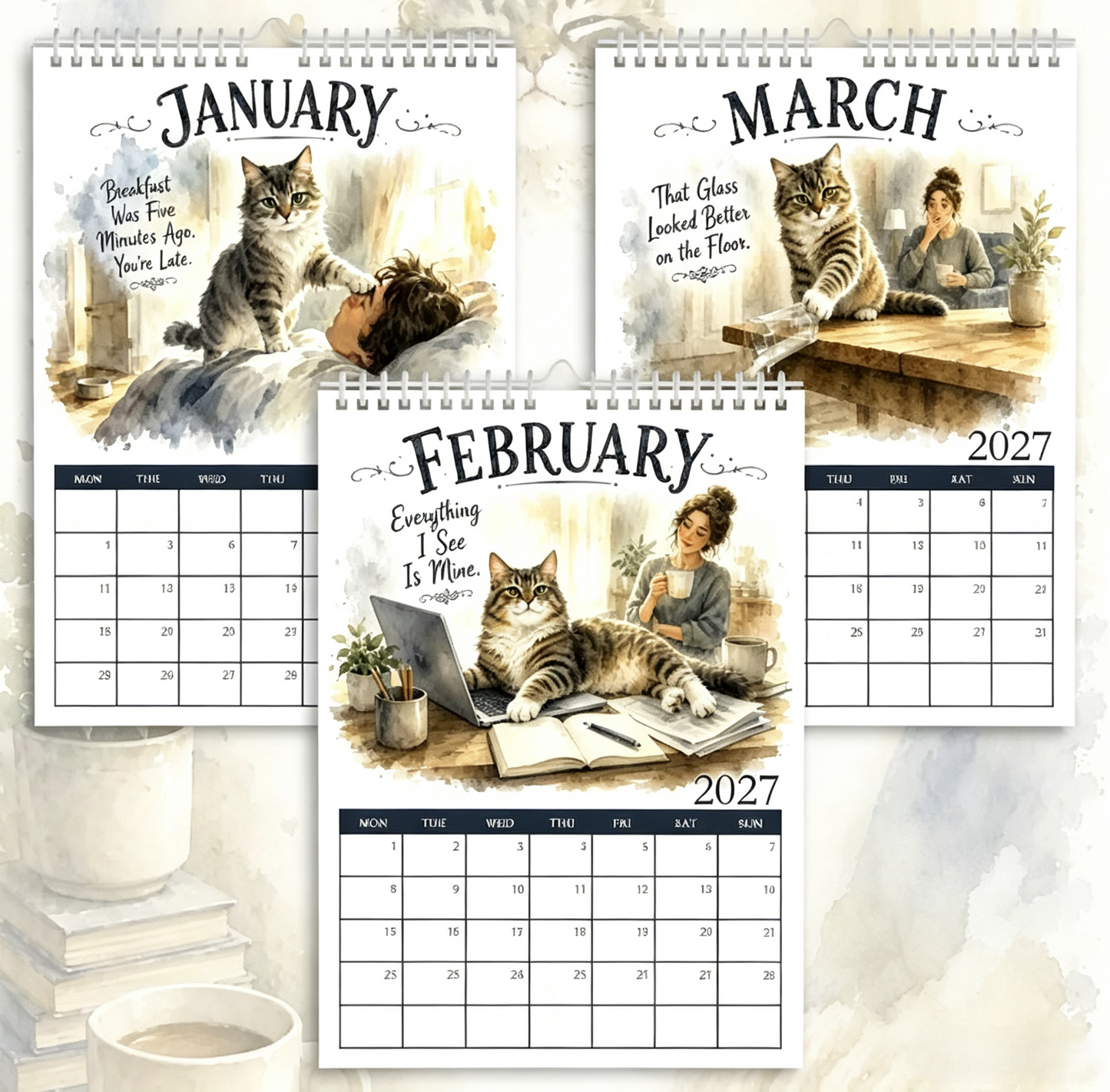 A Cats Life 2027 Calendar