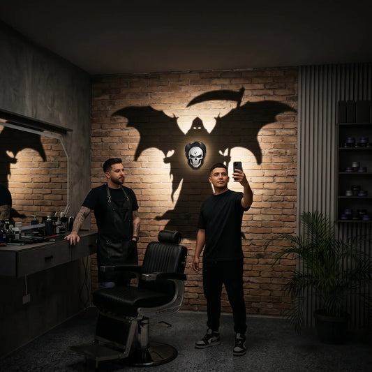 💀 Grim Reaper Shadow Projection Wall Light