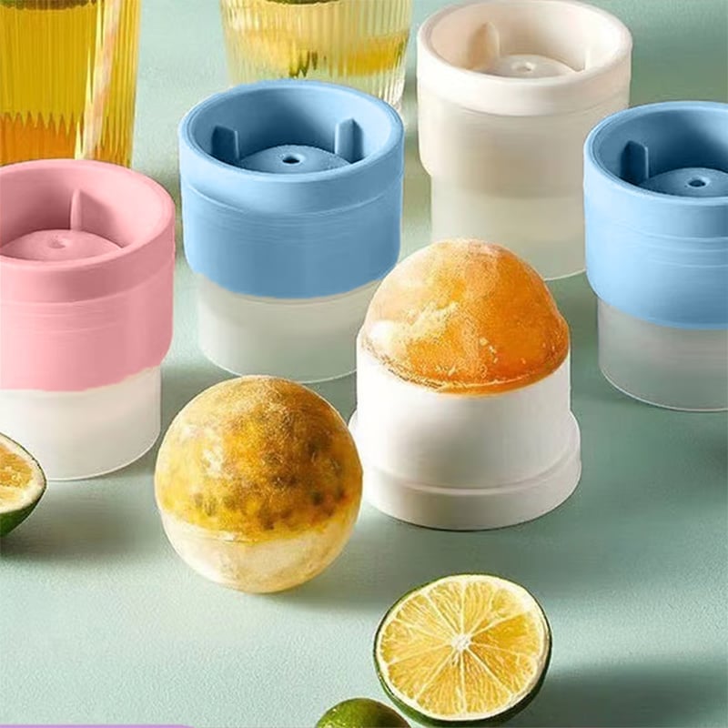 🧊 3-Pack Ice Ball Maker Moulds - For Whiskey, Cocktails, Bourbon