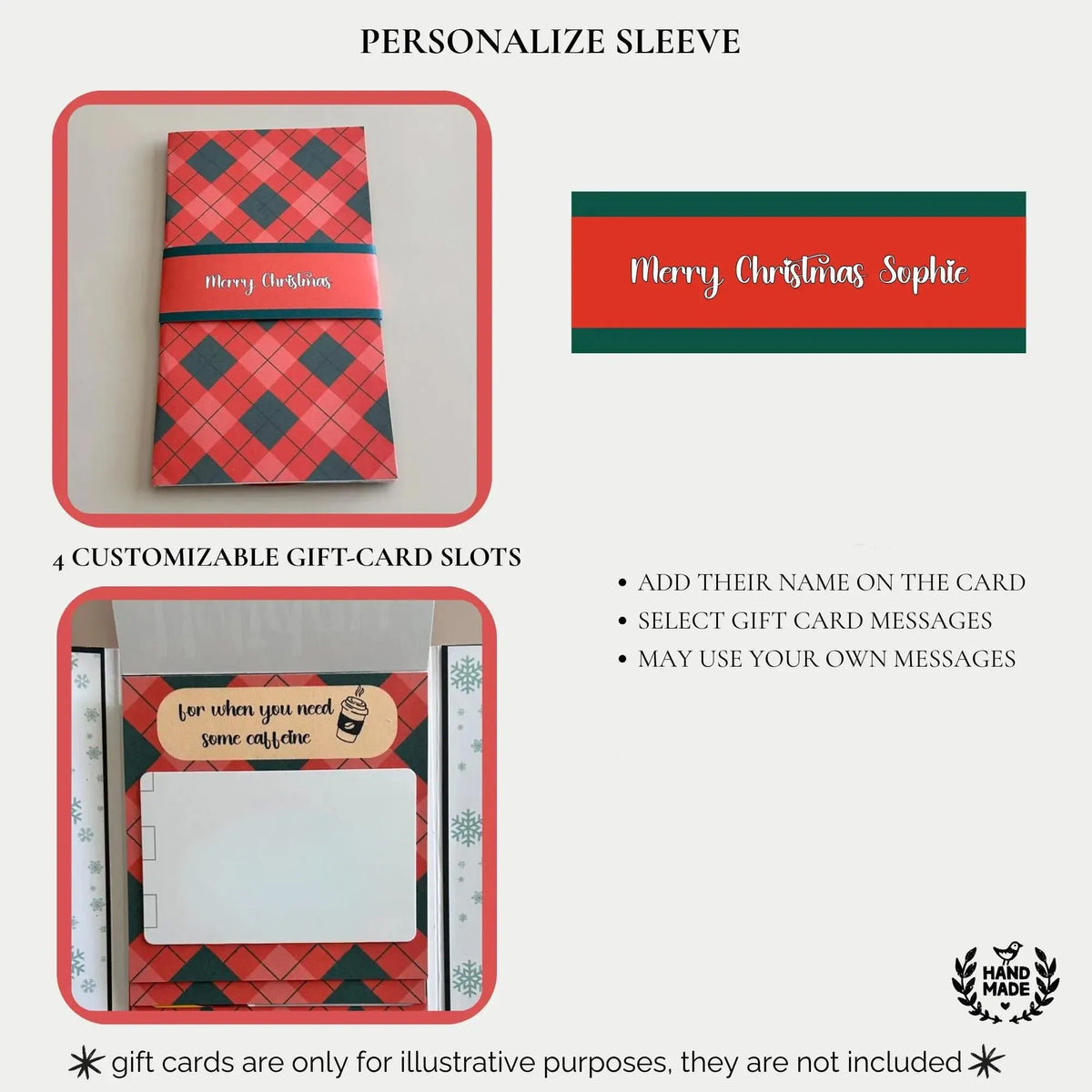 🎅🎁 New 2026 Waterfall Christmas Gift Card Booklet