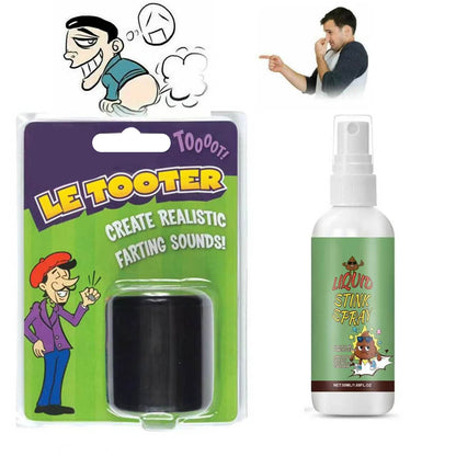 Le Tooter Fart Noise Makers + Fart Spray – Hilarious Prank Fun! 💨😂