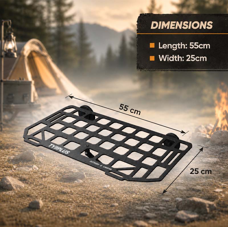 Heavy-Duty Magnetic Vehicle Side Table | Portable Grid Camp Desk