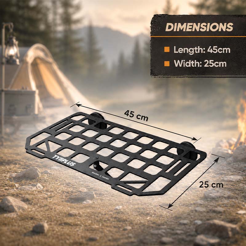 Heavy-Duty Magnetic Vehicle Side Table | Portable Grid Camp Desk