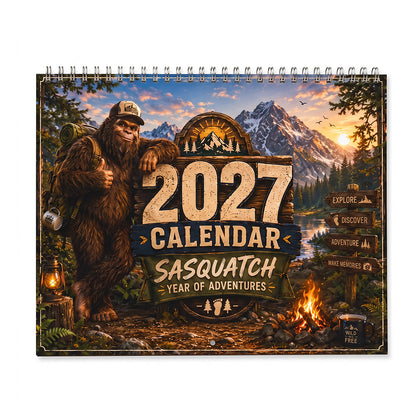 🦶Sasquatch Year of Adventures 2027 Calendar