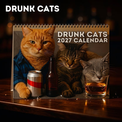 🍺🐱Drunk Cats 2027 Calendar