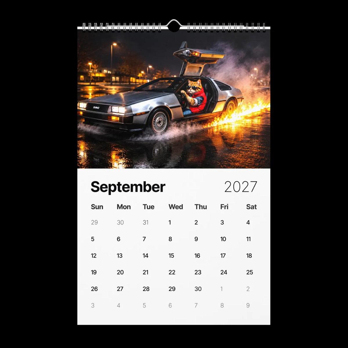 🎬🐱Cats in Movies 2027 Calendar – Funny Movie-Inspired Cat Wall Calendar