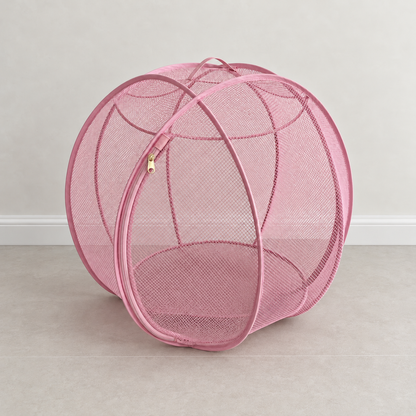 Foldable Pop Up Mesh Cat Playpen, 27.5in Portable Spherical Pet Enclosure, Safe Outdoor Play Tent for Cats Small Dogs Rabbits Guinea Pigs