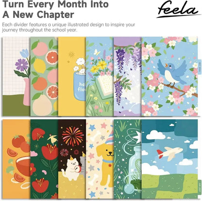 🧑‍🏫📔Academic Year Planner | July 2026- June 2027, Growth Tree Design For School year