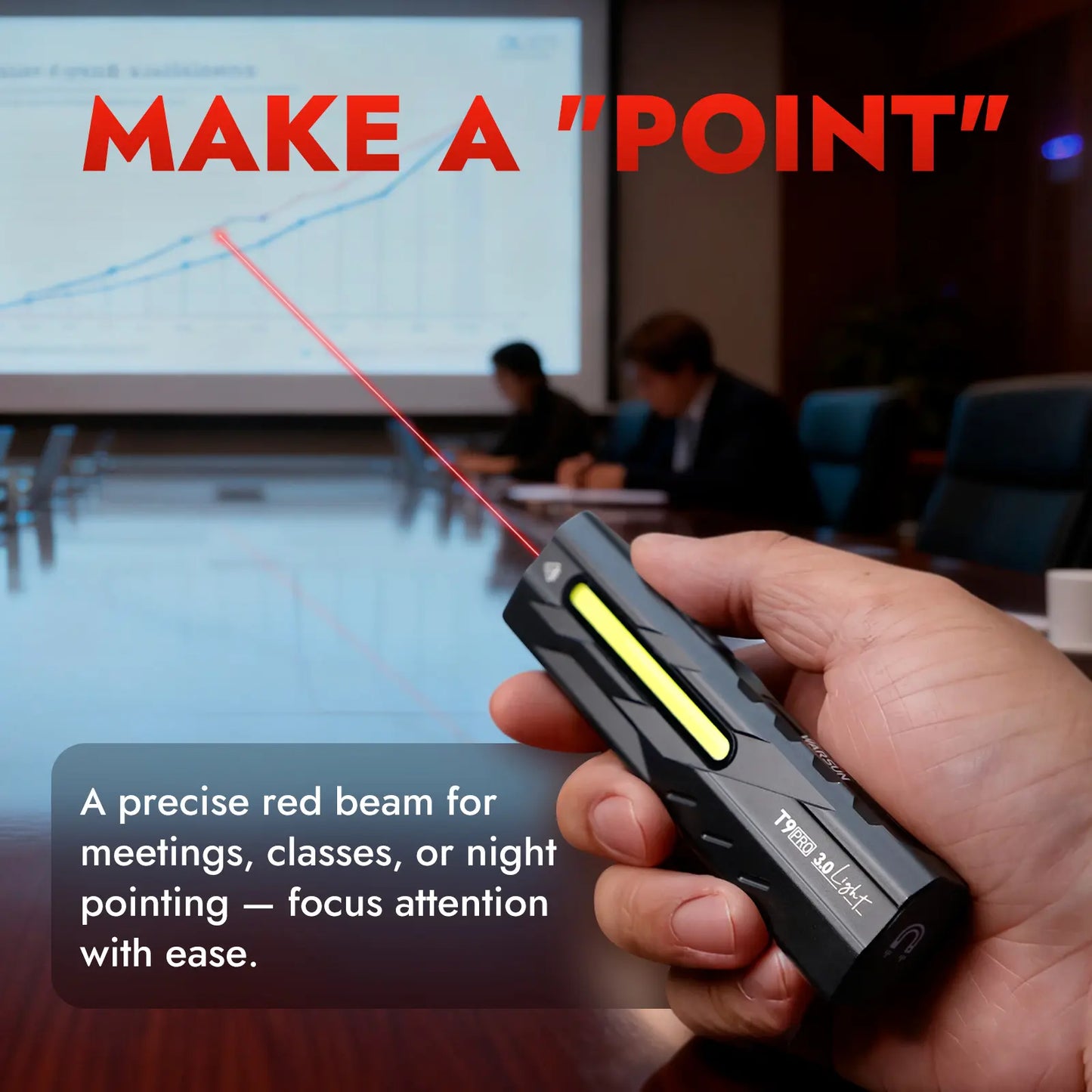 T9-Pro Rechargeable EDC Flashlight