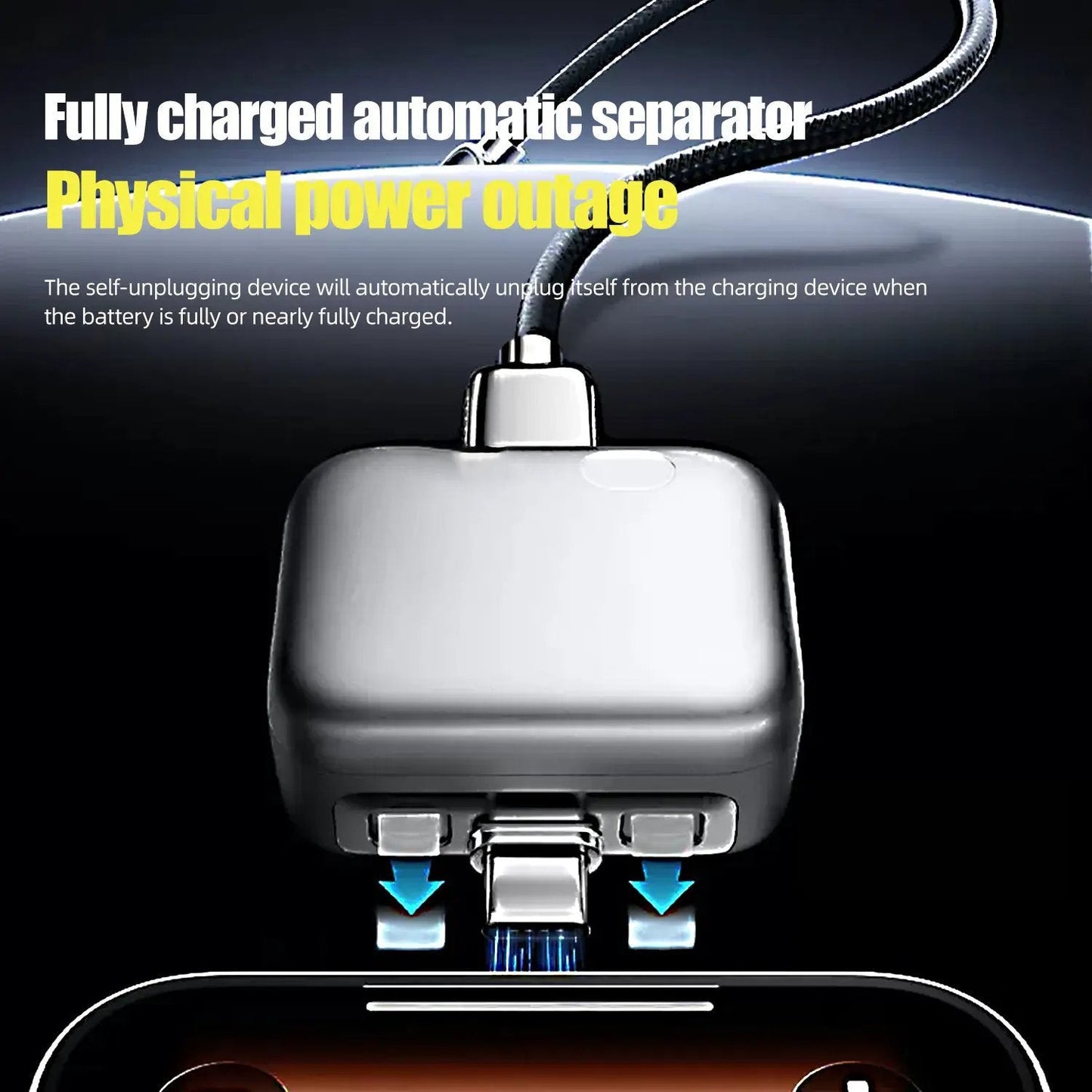 🔋 USB-C Smart Auto Stop Charging Adapter (140W Fast Charging)