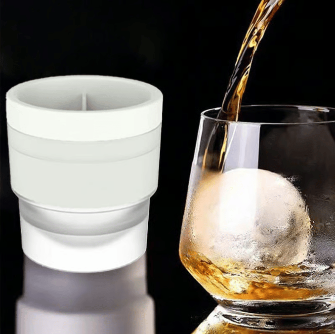 🧊 3-Pack Ice Ball Maker Moulds - For Whiskey, Cocktails, Bourbon