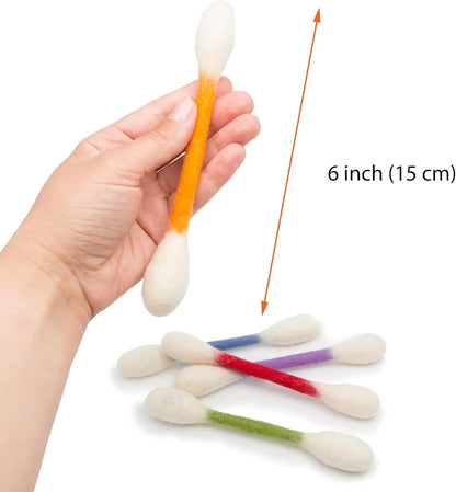 🐱6 Pcs Swabs Large Size Cat Toys with Catnip❤️For Happy, Healthy, and Active Indoor Cats