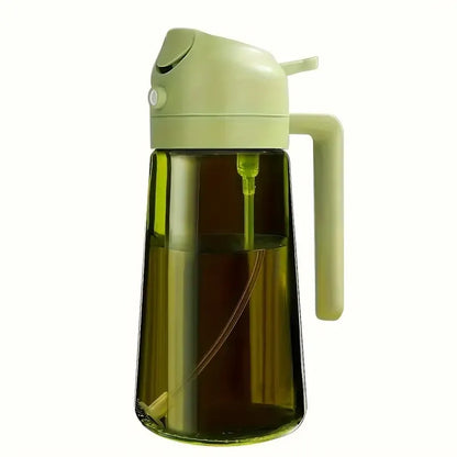 2-in-1 Glass Oil Sprayer & Dispenser – Leak-Proof Kitchen Bottle