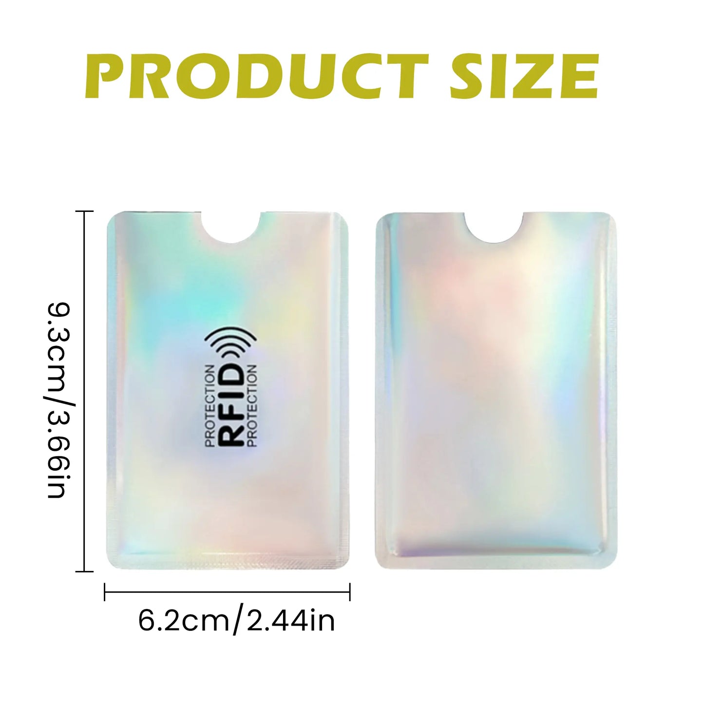 [8-Pack] RFID Blocking Sleeves: Slim & Lightweight Protection for Credit & ID Cards
