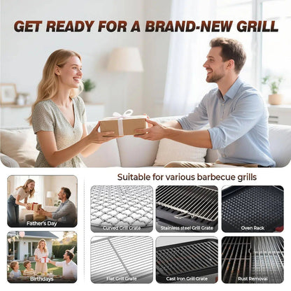 3-Speed Cordless Electric Grill Brush