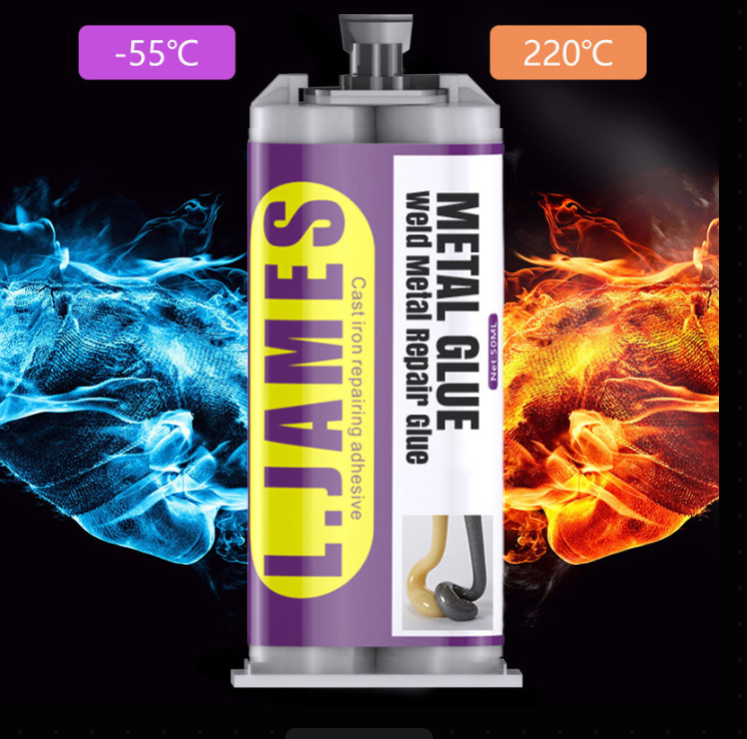 Metal Weld Repair Glue – 2-Part Epoxy, Waterproof, Heat-Resistant, Drillable 🔧
