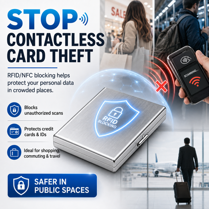 Tyiiplus™ RFID Blocking Metal Card Holder