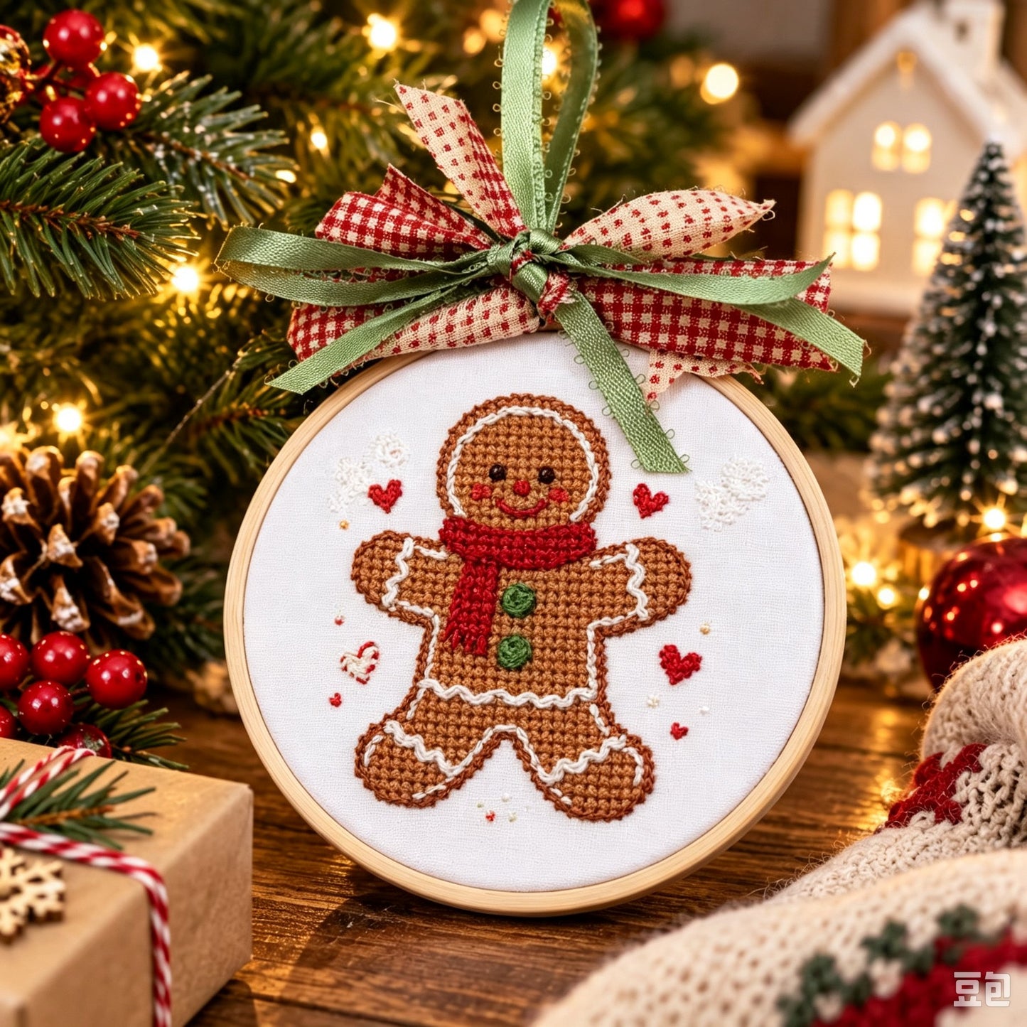 🎄Complete Christmas Embroidery Ornament DIY Kit