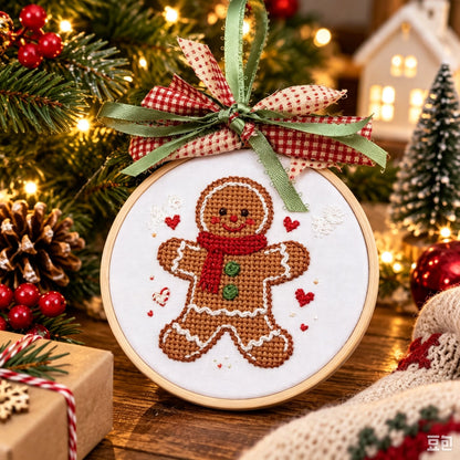 🎄Complete Christmas Embroidery Ornament DIY Kit