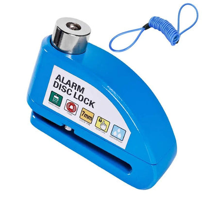 🏍️🔒 Motorcycle/Bicycle Disc Brake Lock with Alarm | Instant Security, Effective Deterrent 🚨