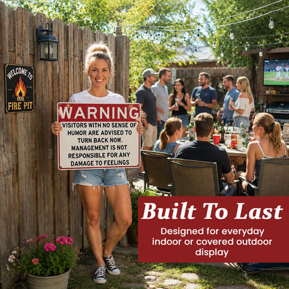 Humor Warning Door Decoration