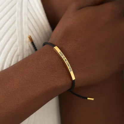💖✨ Inspirational Bracelet “God is in control”🎁