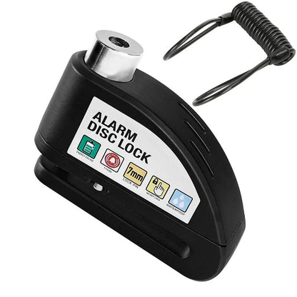 🏍️🔒 Motorcycle/Bicycle Disc Brake Lock with Alarm | Instant Security, Effective Deterrent 🚨