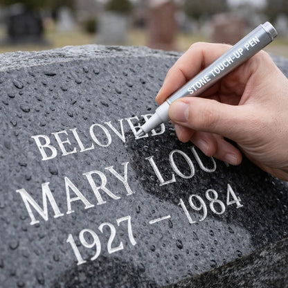 Golden Tombstone Marker Pen for Restoring Faded Grave Inscriptions(2PCS)