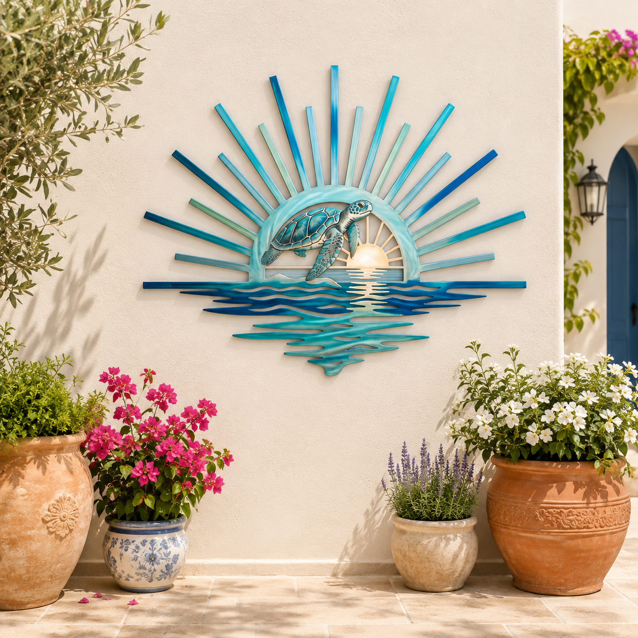 🐢Sea Turtle Sunset Wall Decor