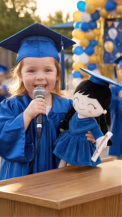 🎓 Gloveleya Class of 2026 Graduation Doll – 16” Soft Plush Keepsake Gift with Gift Bag