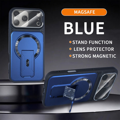 Multifunctional Lens Protection Case with Invisible Stand & Camera Protection