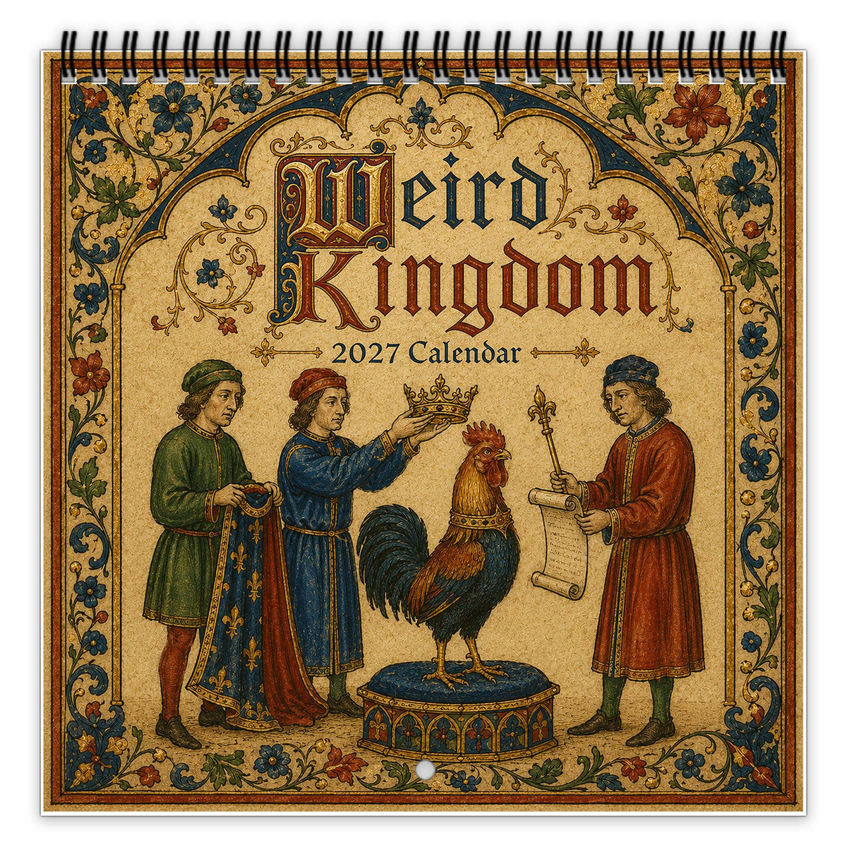 👑Weird Kingdom 2027 Wall Calendar – 12 Months of Curious Portraits & Whimsical Moments