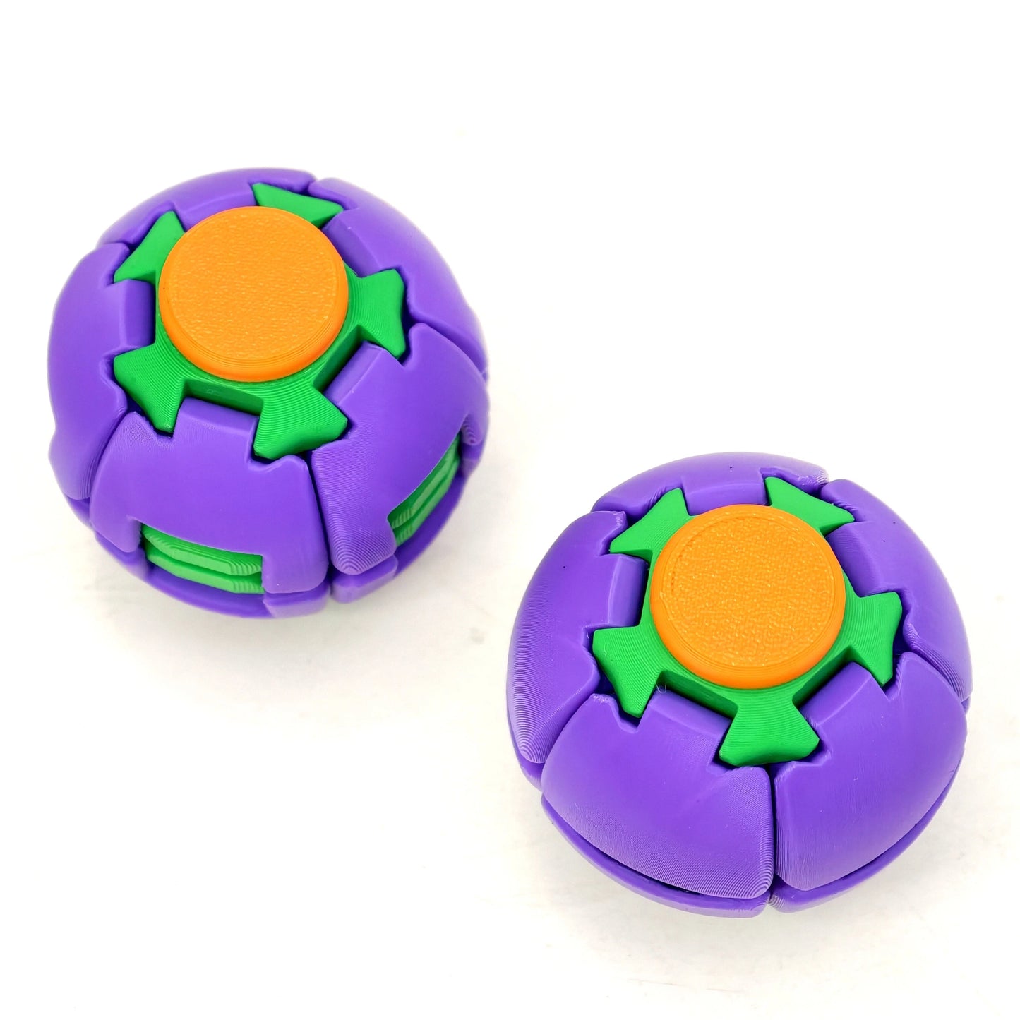 Press-to-Spin Stress Relief Fidget Ball