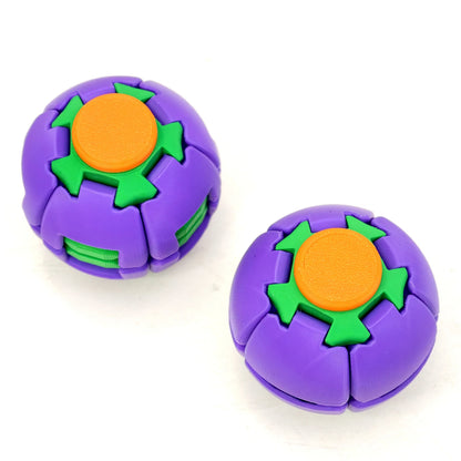 Press-to-Spin Stress Relief Fidget Ball