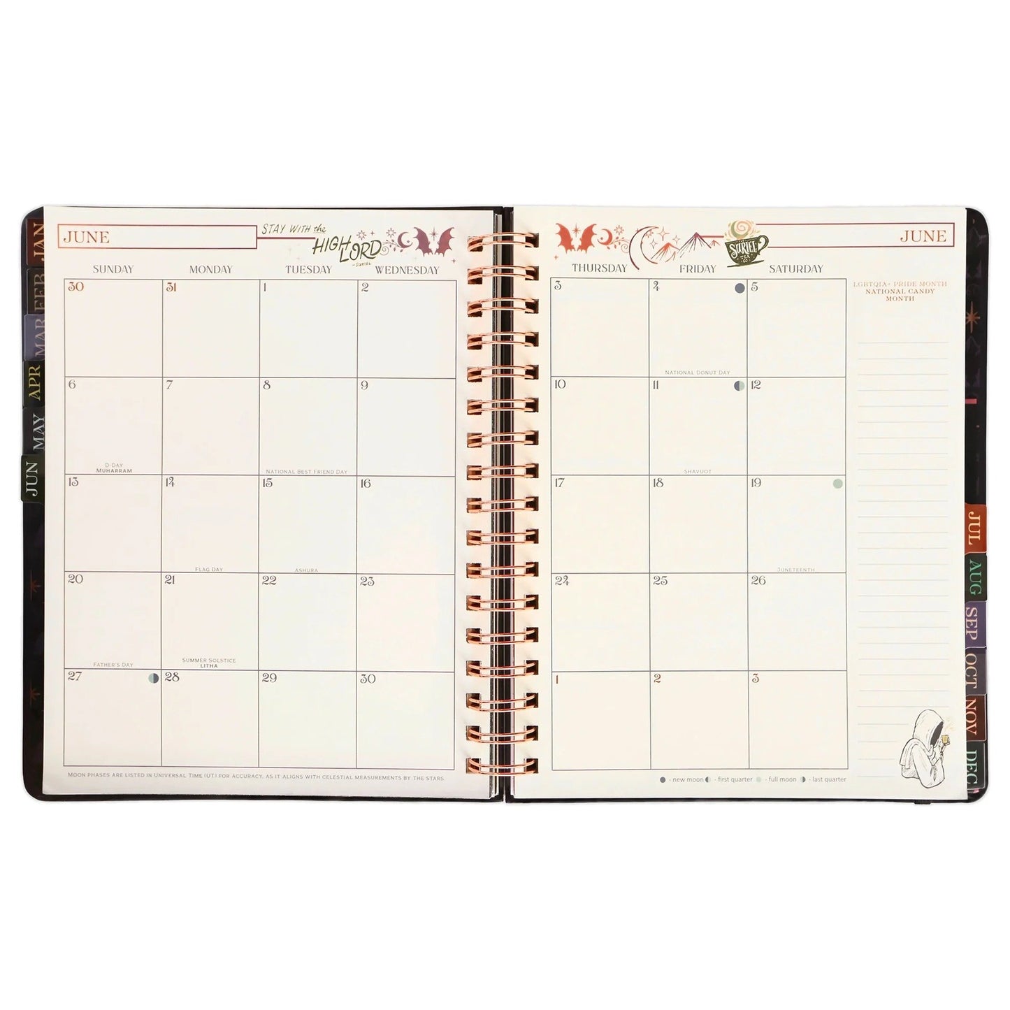 🌙 A Court of Thorns and Roses: Velaris 2027 Weekly Planner ✨ Fantasy Organizer