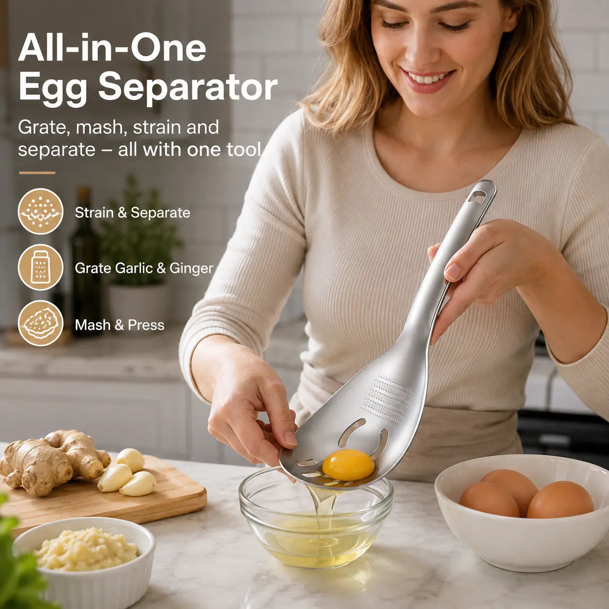 304 Stainless Steel Multi‑Purpose Kitchen Spoon 🥄 - image 2