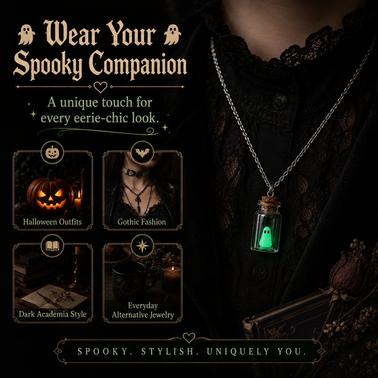 Ghost Adoption Necklace