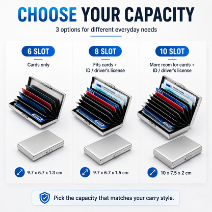 Tyiiplus™ RFID Blocking Metal Card Holder