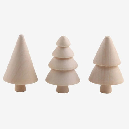 🎄🎨 DIY Wooden Christmas Tree Set — ✨ Color Your Christmas Your Way