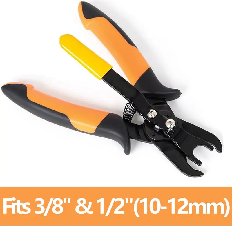 Heavy Duty Push-to-Connect Air Hose Connector Remover Pliers - 1-Hand Tool