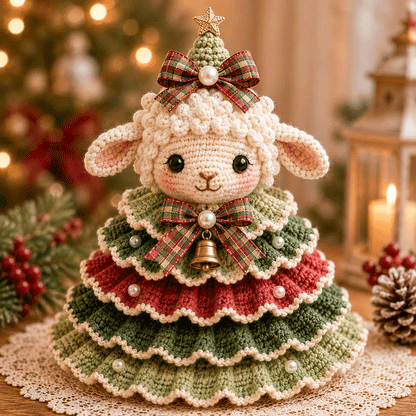 🎄Crochet Animal Christmas Tree DIY Kit