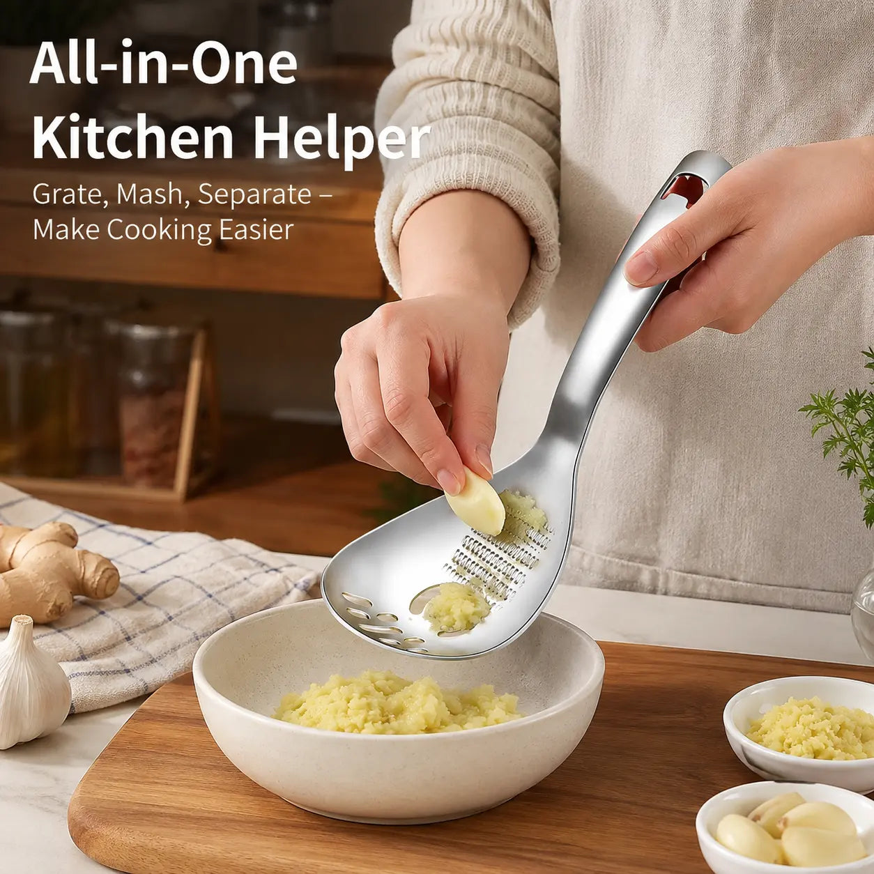 304 Stainless Steel Multi‑Purpose Kitchen Spoon 🥄 - image 1