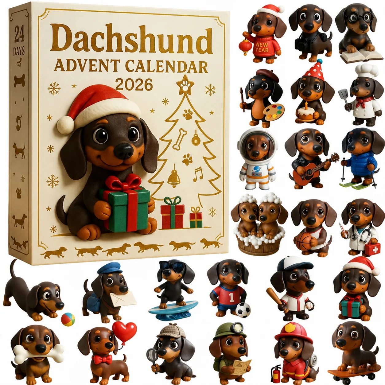 🎄2026 Dachshund Advent Calendar 🐶