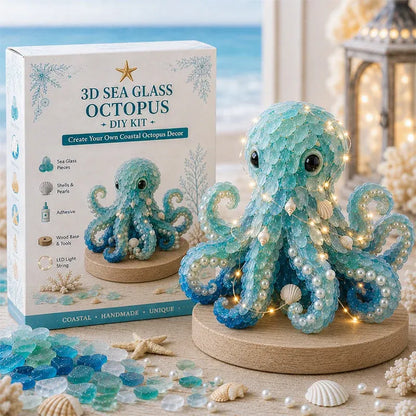 🌊✨ DIY 3D Sea Glass Art Kit – Beginner-Friendly, No Experience Needed | Coastal & Christmas Collection