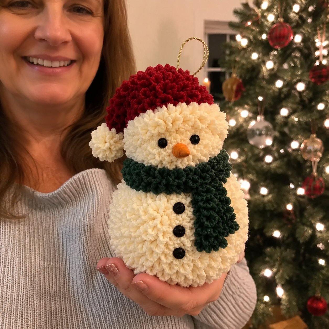 🎄Beginner-Friendly 3D Fabric Poke Christmas Ornament DIY Kit Collection | Complete Kit with Pre-Cut Fabrics, Stuffed Felt Base, Poking Tool & Step-by-Step Guide Included 💕